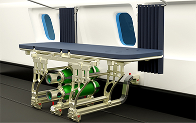 aircraft medical stretcher ucs reduced